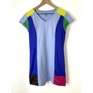 TITLE NINE Gidget Colorblock Active Pickleball Tennis Regulator Dress Blue M